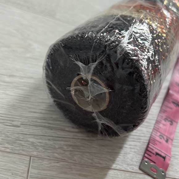 Celebrate It Premium Holiday Mesh 1 roll in brown Gold orange Metallica - Picture 3 of 4